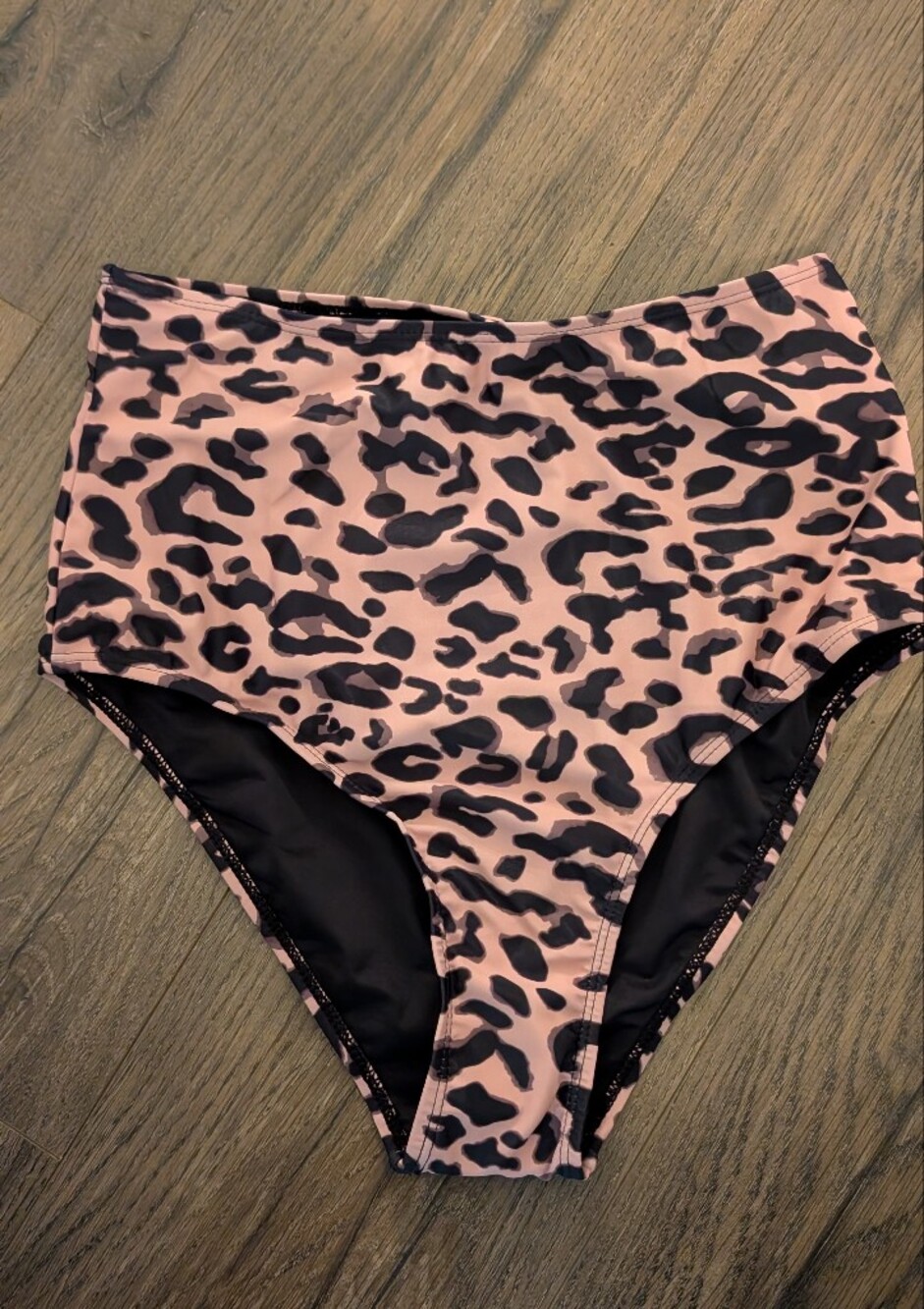 3/$16 High-Waist Leopard Print Bikini Bottom